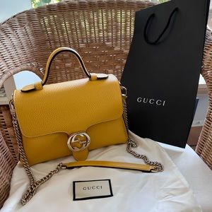 Authentic Brand New Gucci Yellow Crossbody